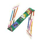 Hermes Silk Scarf Twilly Come on Get Out Your Colored Pencils Carre Libre — view 2