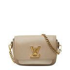 Louis Vuitton Lockme Tenda Chain 2-Way Shoulder Bag Grey