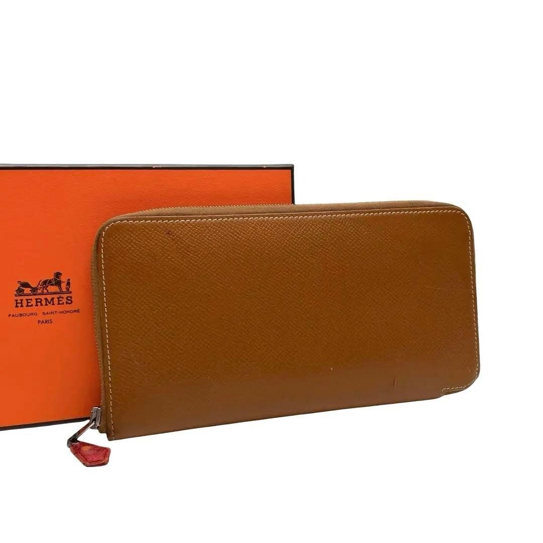 Hermes Leather Azap Long Silk in Zippy Wallet