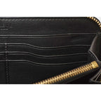 Loewe Wallet Long Zip Around Anagram Gray Black — view 8