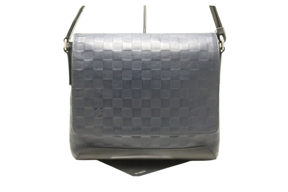 Louis Vuitton Damier Infini District PM Leather Shoulder