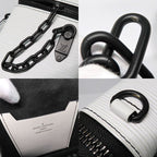 Louis Vuitton Phone Box Epi Bron White Shoulder Bag Black — view 8