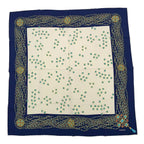 Chanel Scarf Silk Pattern Navy