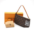 Louis Vuitton Pochette Accessoires Mini Bag Brown