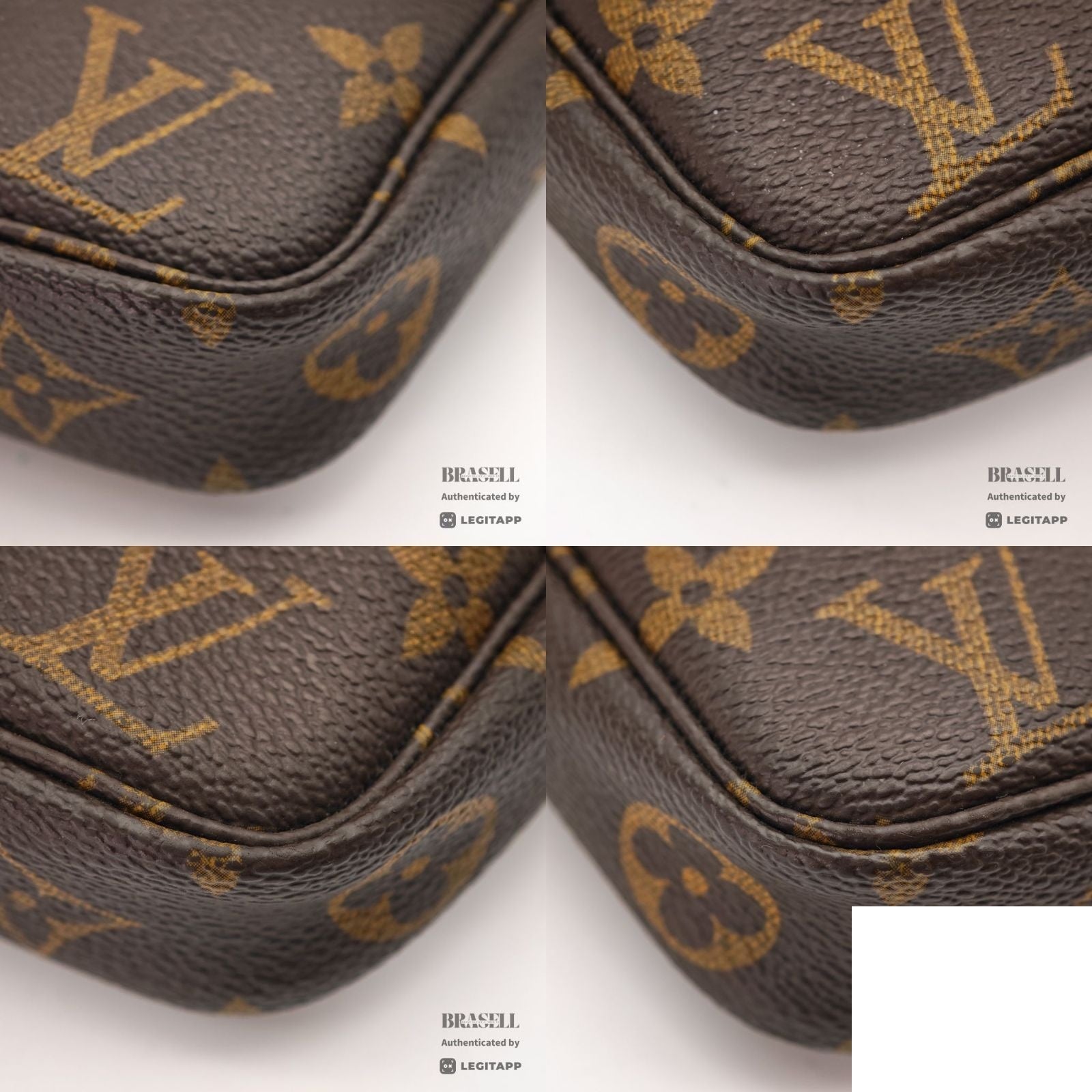 Louis Vuitton Pochette Accessoires Mini Bag Brown — view 7