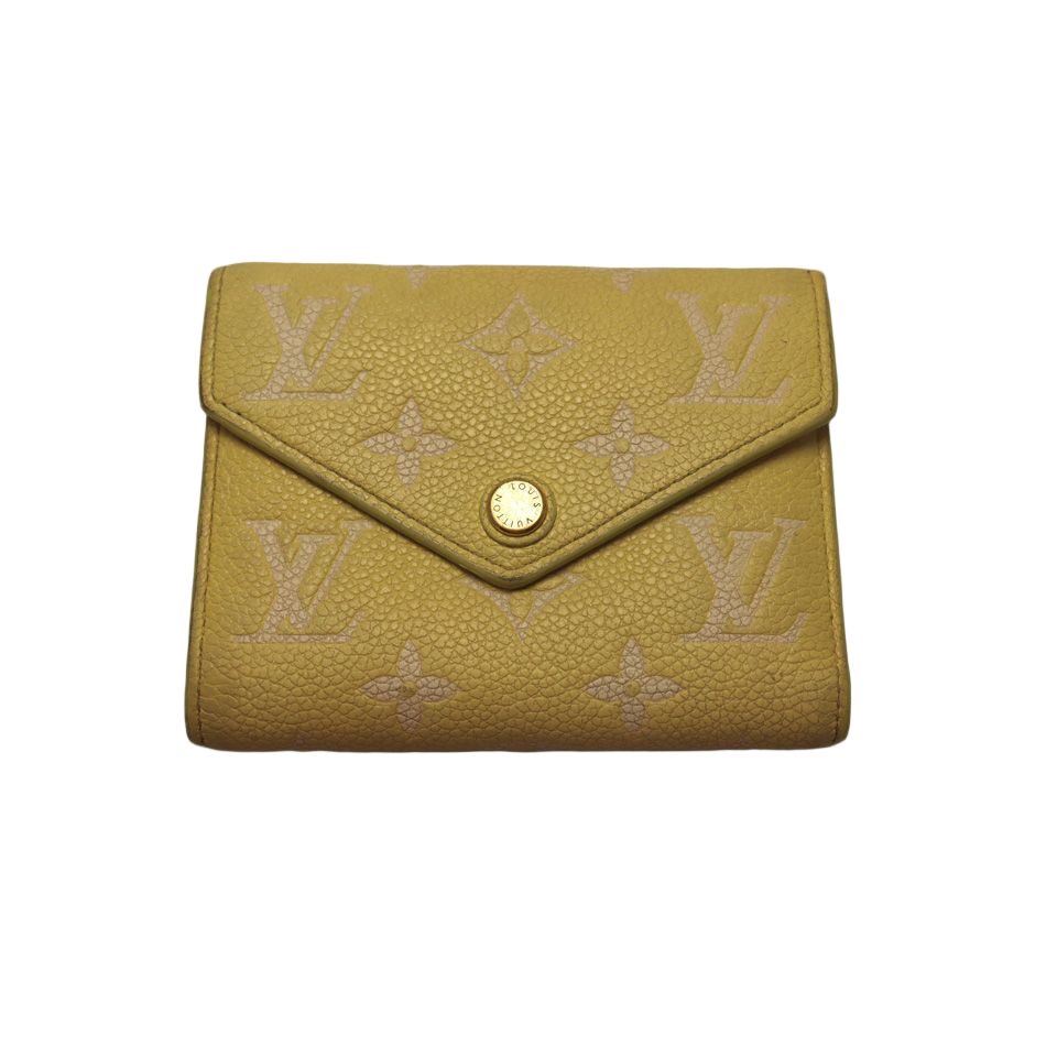 Louis Vuitton Monogram Empreinte Bicolor Victorine Trifold Wallet