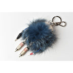Prada Key Ring Holder Trick Robot Blue Multi — view 4