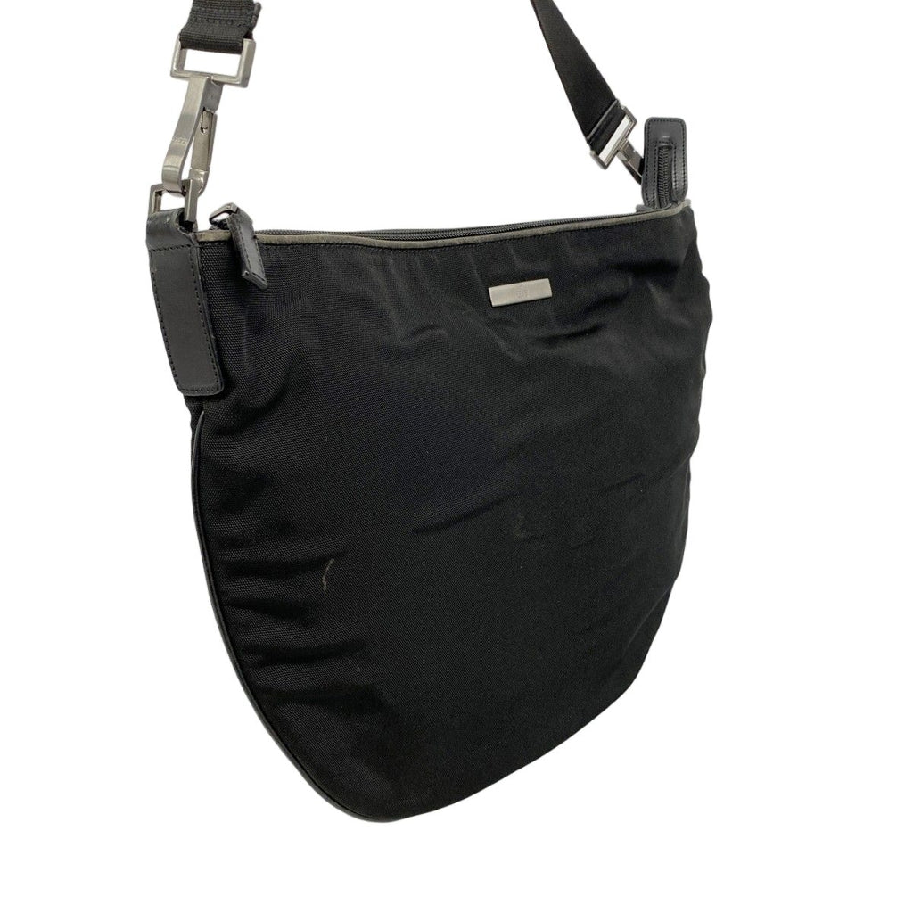 Gucci Shoulder Bag 001 Canvas Black Silver — view 2