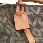 Louis Vuitton Keepall 50 Monogram Graffiti Leather Boston Bag Men — view 5
