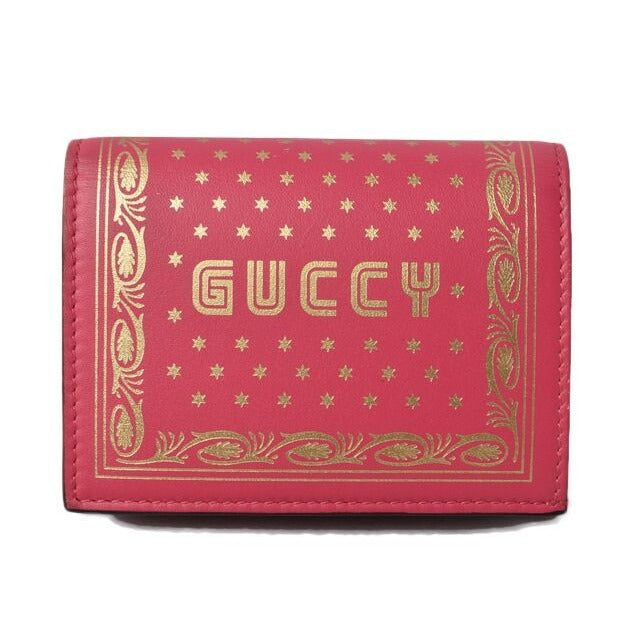 Gucci Mini Wallet Coin Case Guccy Folded SEGA Collaboration Pink