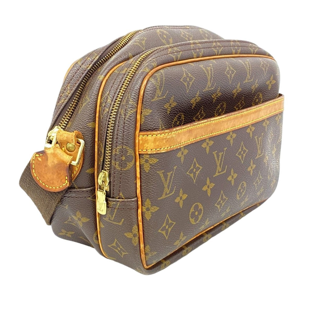 Louis Vuitton Shoulder Bag Monogram Reporter PM Brown — view 2