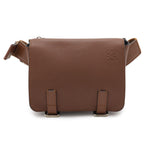 Loewe Anagram Military Bum Bag Crossbody Leather Silver Ha