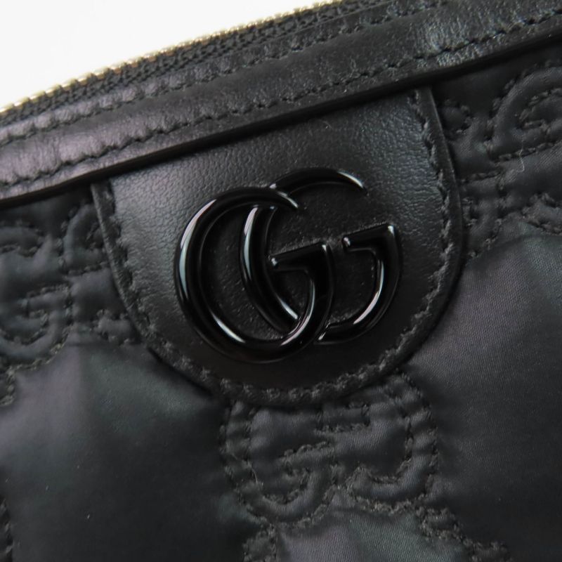 Gucci 72604 GG Marmont Makeup Pouch Small Black Purple — view 8