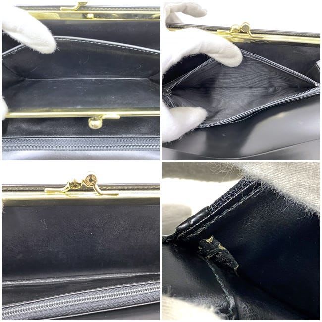 Celine Bifold Long Wallet Black Brown Macadam — view 9
