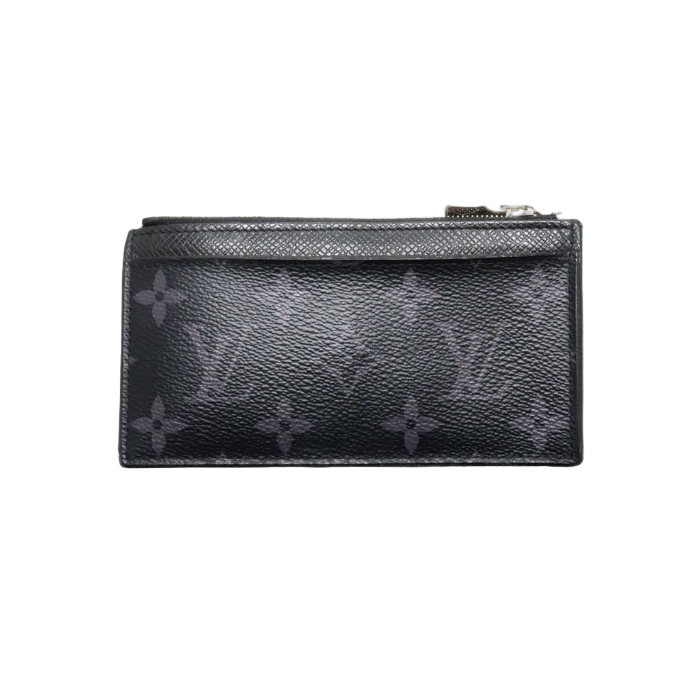 Louis Vuitton Taigarama Coin Card Holder Leather Wallet