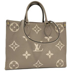 Louis Vuitton On The Go MM 2-Way Handbag Bicolor Monogram Empreinte Tourterelle — view 2