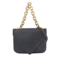 Bottega Veneta Mount 2-Way Chain Shoulder Bag Leather Black