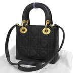Dior Lady Small Tote Shoulder Bag — view 2