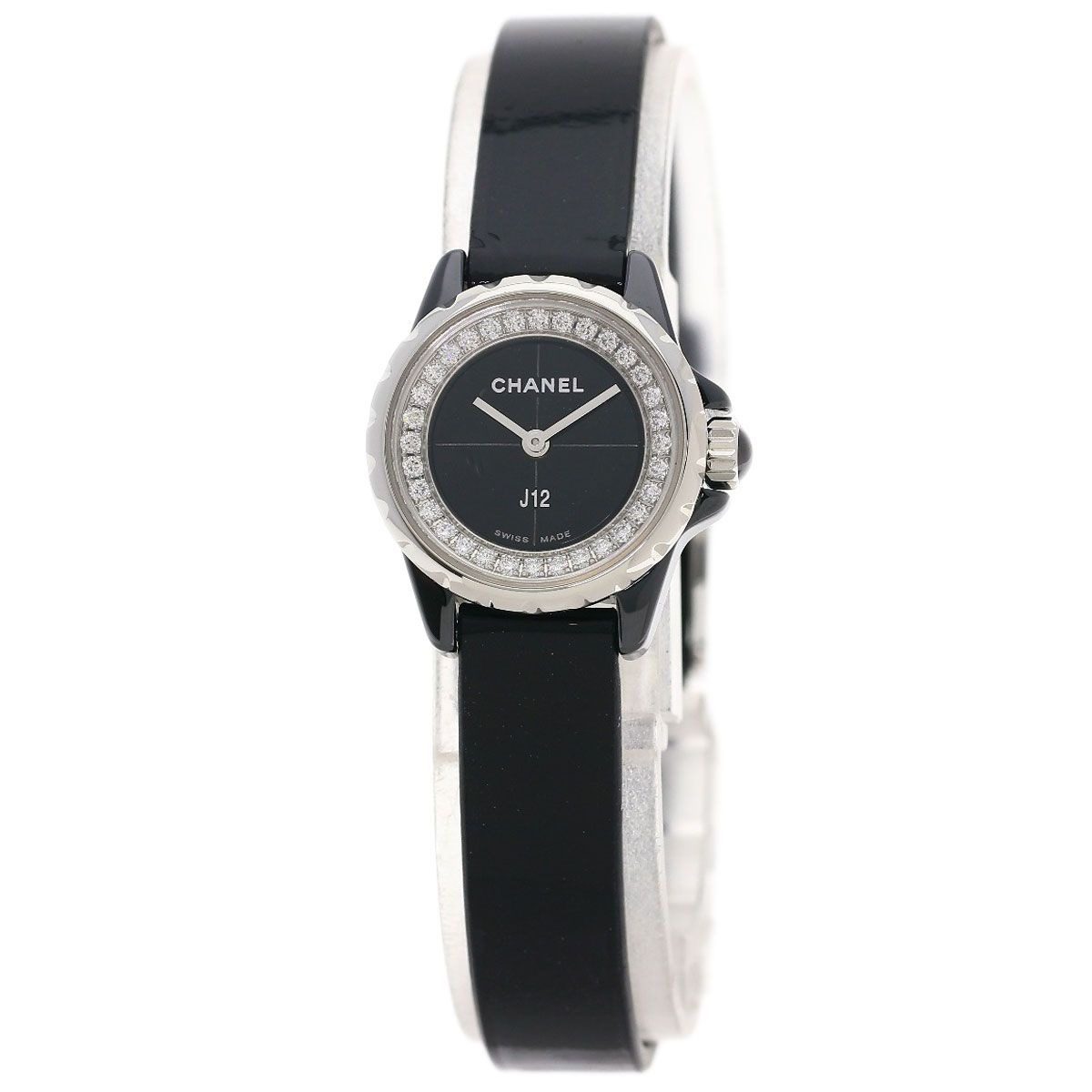Chanel XS Diamond Watch Ceramic Enamel