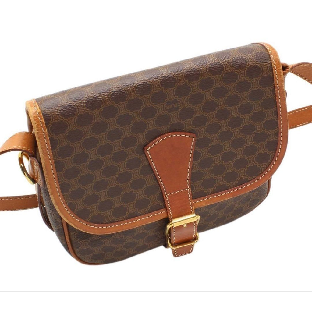 Celine Macadam Pattern Shoulder Bag — view 4