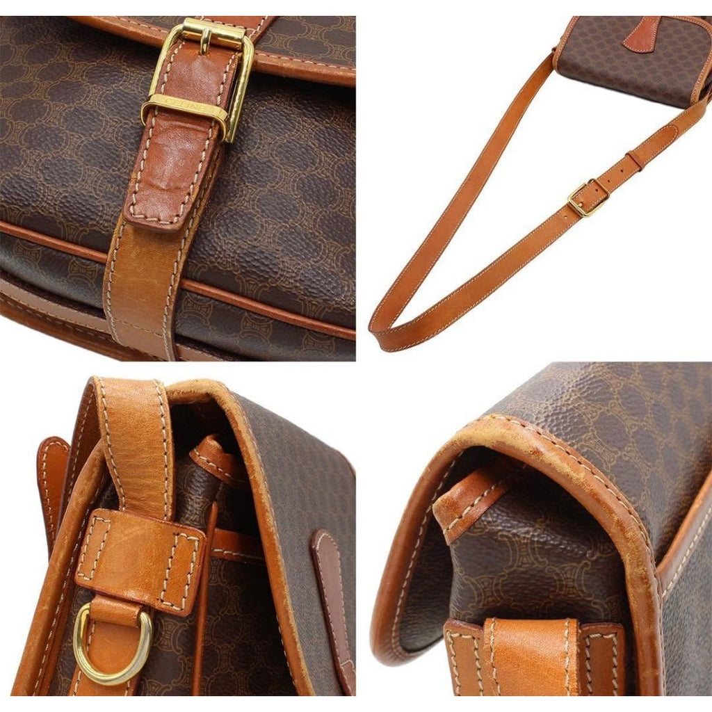 Celine Macadam Pattern Shoulder Bag — view 6