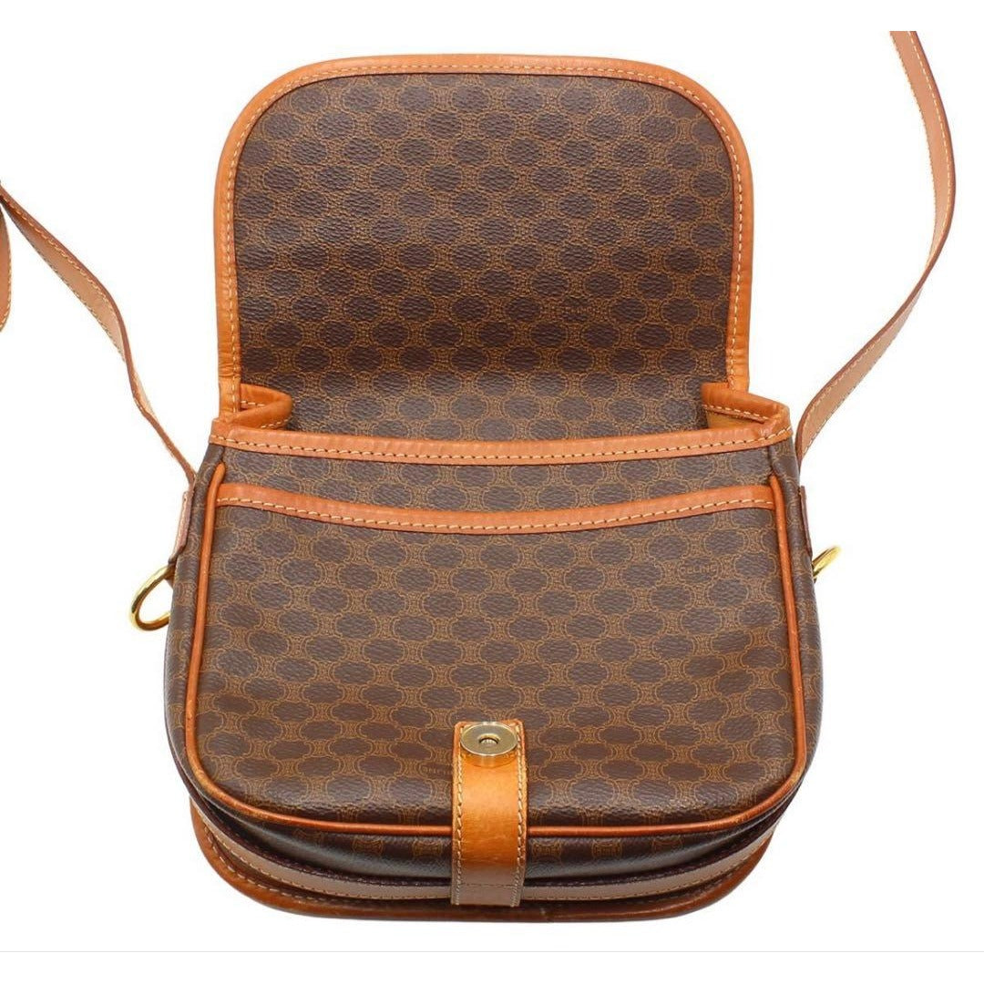 Celine Macadam Pattern Shoulder Bag — view 8