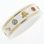 Gucci Icon Ring With Gemstone White Zirconia 750 YG Gold No 18 Jewelry — view 8