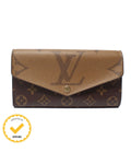 Louis Vuitton Wallet Portefeuille Sarah Monogram Giant Reverse