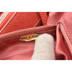 Chanel Tote Quilted Leather Dark Pink Silver — view 6