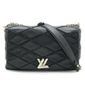 Louis Vuitton Maltage Go-14 mm Chain Bag Shoulder Leather Noir