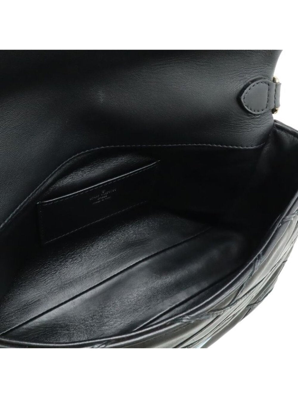 Louis Vuitton Maltage Go-14 mm Chain Bag Shoulder Leather Noir