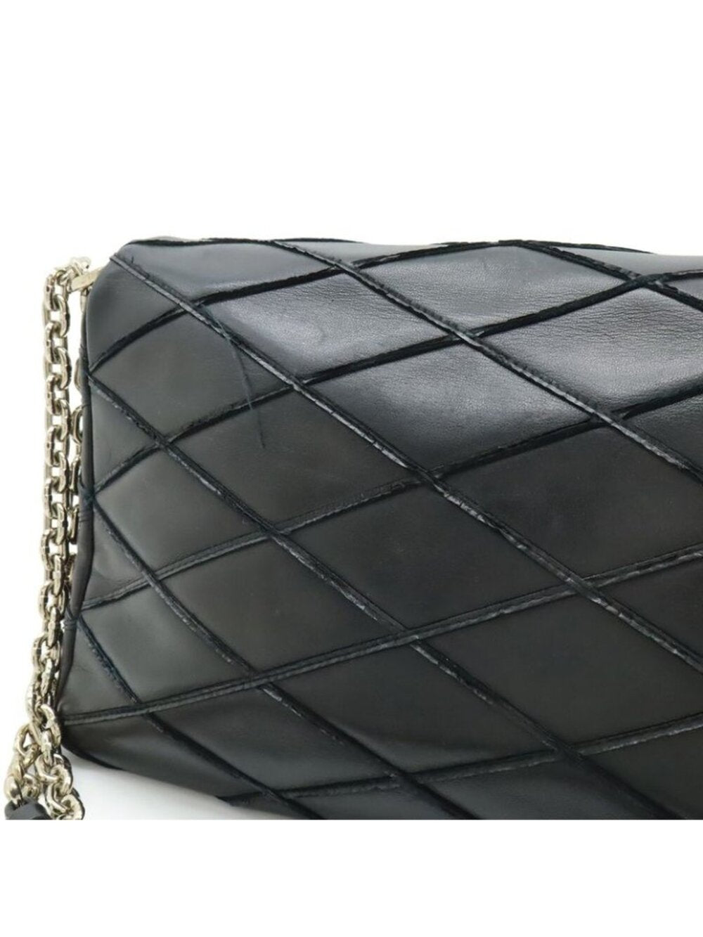 Louis Vuitton Maltage Go-14 mm Chain Bag Shoulder Leather Noir