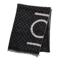Louis Vuitton Monogram Cashmere Silk Large Shawl Scarf