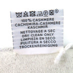 Hermes Cashmere Logo Embroidery Double Face Fringe Scarf Shawl Gray — view 8