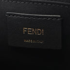 Fendi FF Motif Black Leather Shoulder Bag — view 4