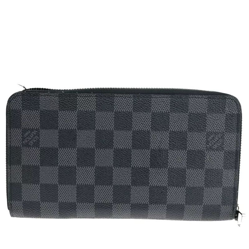 Louis Vuitton Zippy Organizer Damier Graphite Long Wallet 81 Bs093 — view 6