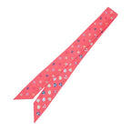 Chanel Headband Twill Pink Coco Mark 100% Silk Scarf Accessories — view 2