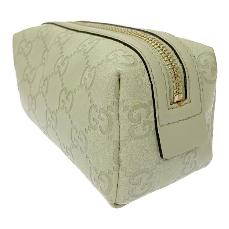 Gucci 153228-2888 Guccissima Leather Pouch Beige — view 3