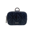 Christian Dior Horizontal Nano Pouch 2 cdp Logo Black Silver