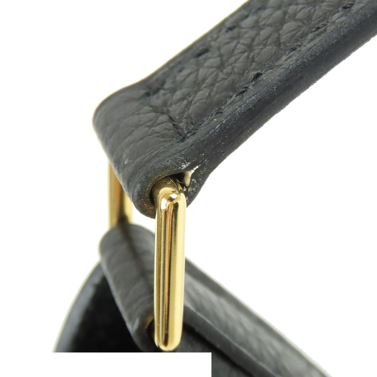 Hermes Picotin Lock MM Black Gold Taurillon Handbag — view 6
