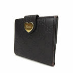 Gucci Bifold Wallet Guccissima Cima Leather Brown Gold Hardware Heart — view 2