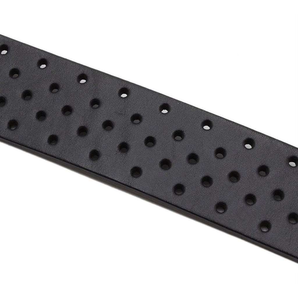 Gucci Interlocking Perforated Leather Belt — view 5