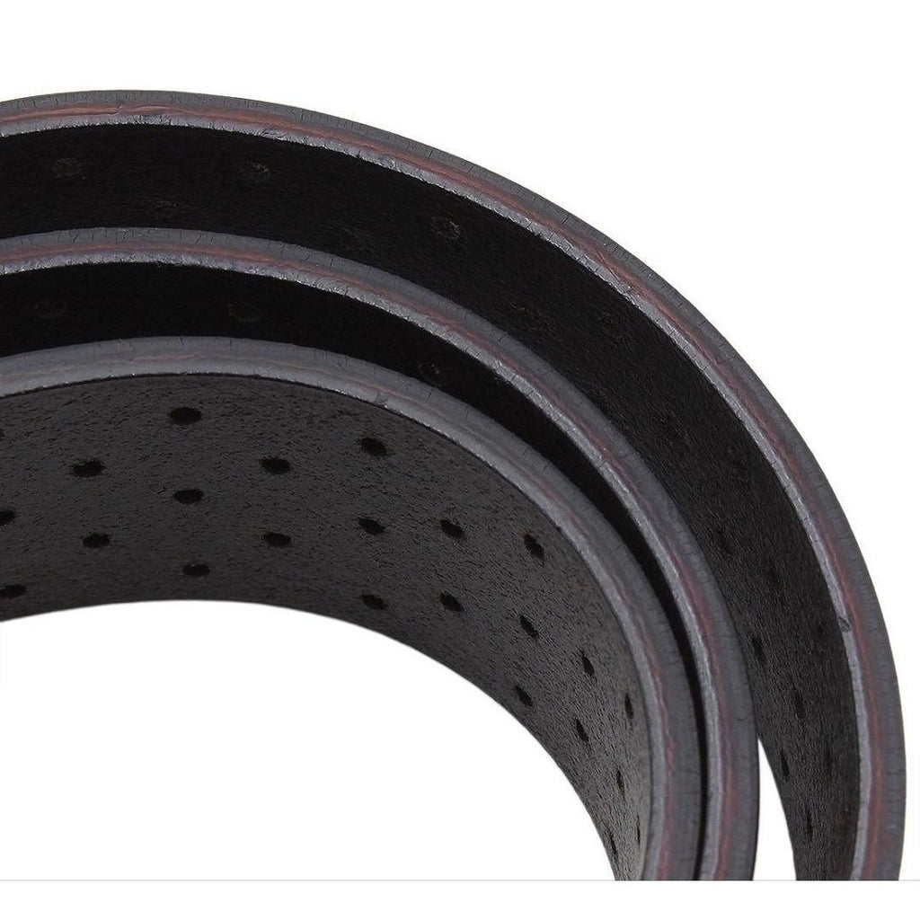 Gucci Interlocking Perforated Leather Belt — view 6