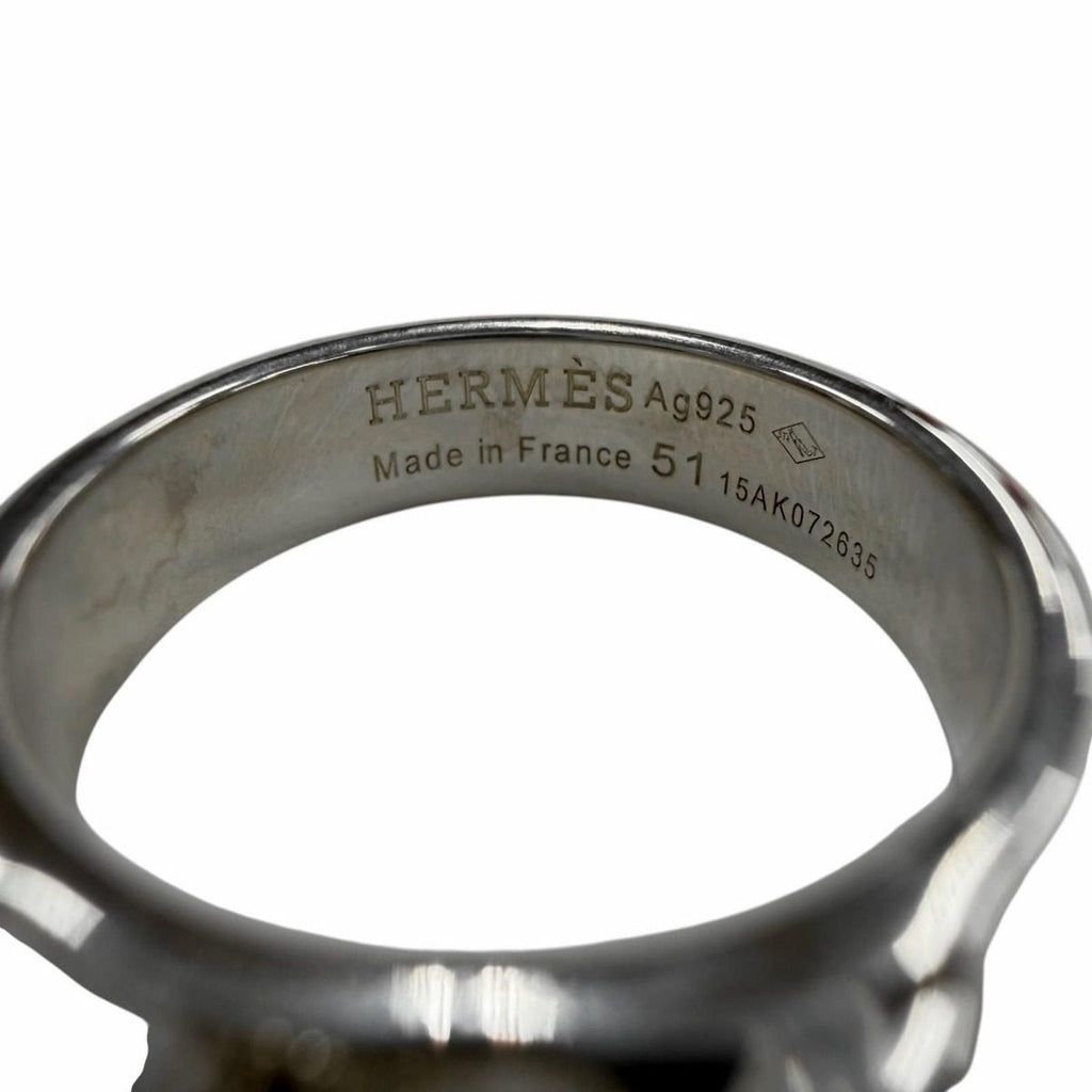 Hermes Collier de Chien PM Ring Silver 51 Weight — view 7