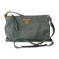 Prada Shoulder Bag Crossbody 1 Bh050 Black Gold Hardware Vitello Daino