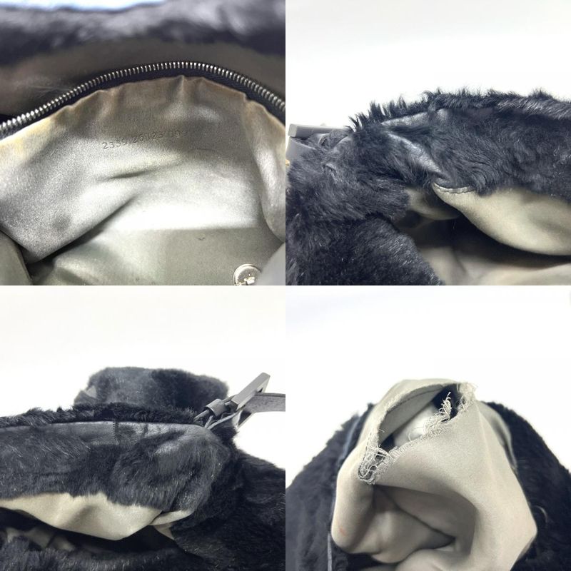Fendi Handbag Mamma Bucket Fur Black — view 9
