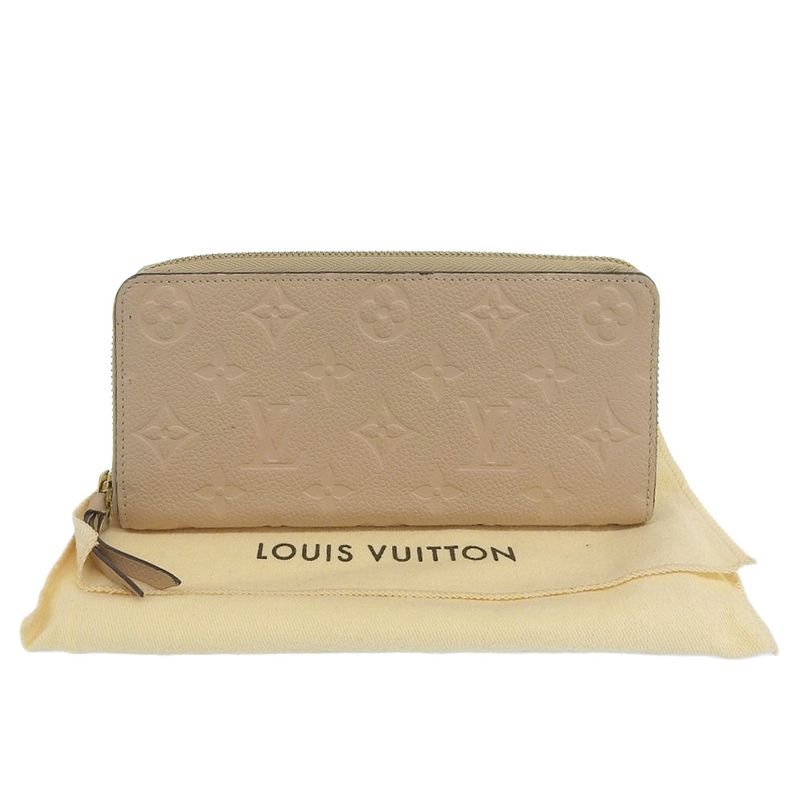 Louis Vuitton Portefeuille Clemence Monogram Empreinte Dune Beige Sp4154 — view 6