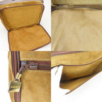 Loewe Business Bag Leather Brown Beige Gold Hardware Attache Case Hard — view 4