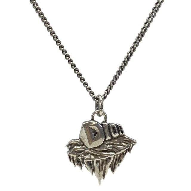 Christian Dior Necklace Astero Motif Metal Silver — view 2