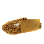 Chanel Chain Logo Plate Gold Plated 96 a Belt — view 4